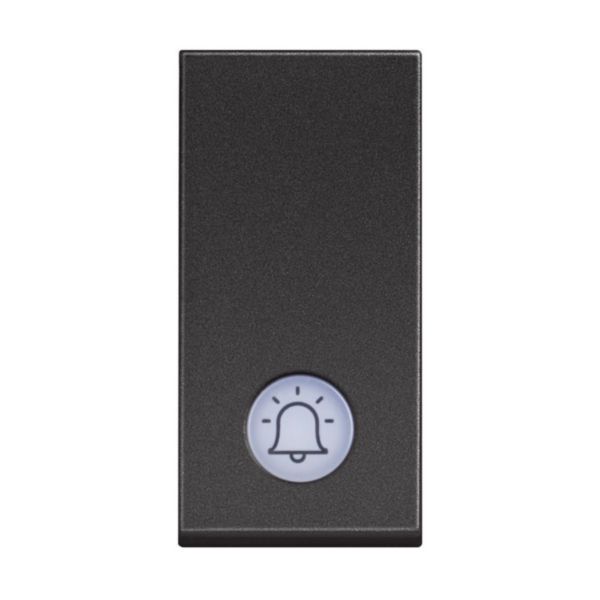 Pushbutton 1P (NO) 10 A - 250 Vac - bell symbol - lightable