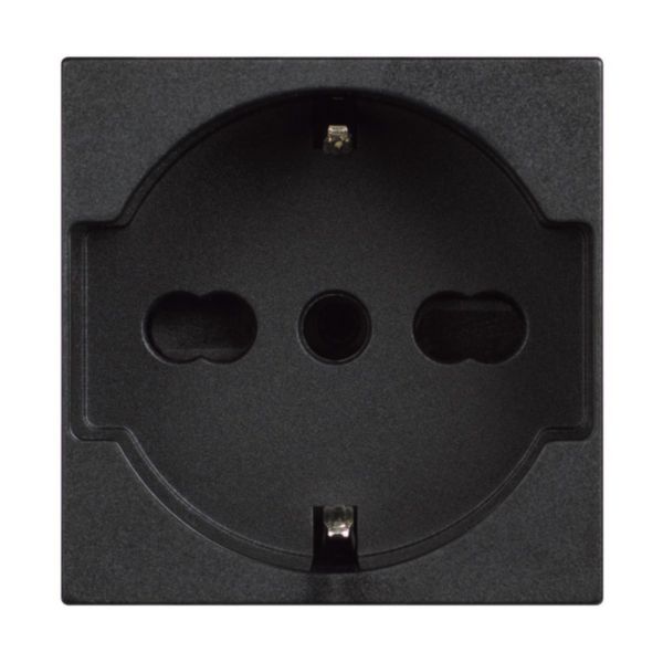 Socket 2P+E 10A and 16A 250 Vac 19 mm and&nbsp; 26 mm center distance