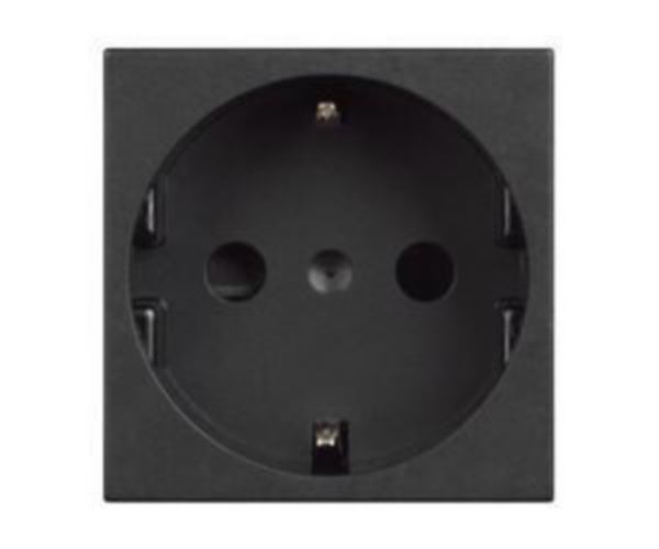 German standard socket 2P+E 16A 250 Vac (item sold in box packaging)