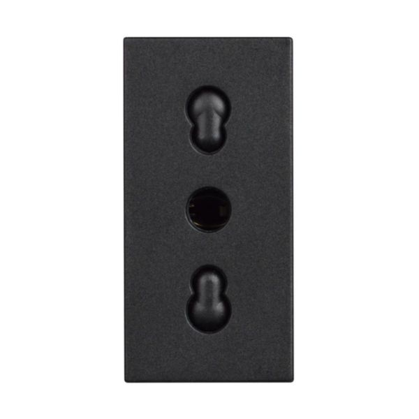 Italian standard socket 2P+E 16 A 250 Vac - center distance 19 mm and 26 mm
