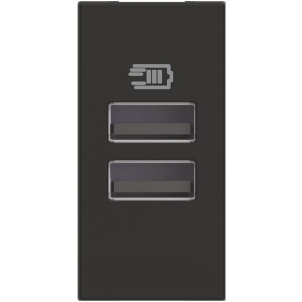 USB charger with 2 type A ports - 15W (3A)