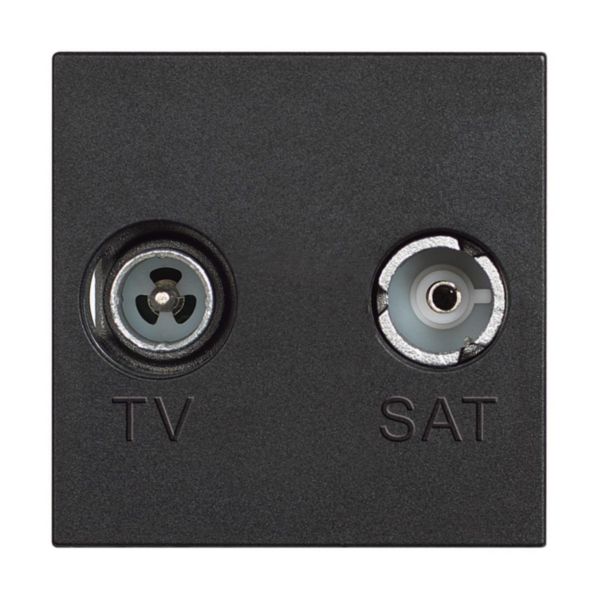 TV socket star demixed coaxial socket for single-user aerial systems