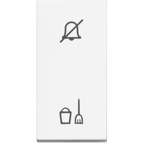 1P 10A – 250Vac double-key changeover "do not disturb” and “make up the room”