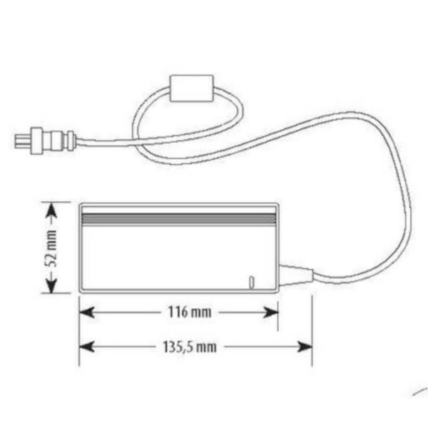 Plug-in power supply for IP server 375001