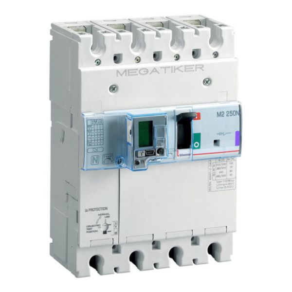 MS2 250 disconnector 4P with earth leakage protection - In= 250A