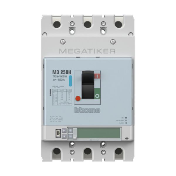 MEGATIKER Mccb M3 250H electronic 3P - 100A - 70kA