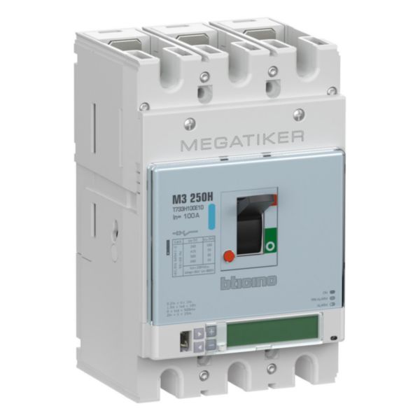 MEGATIKER Mccb M3 250H electronic 3P - 100A - 70kA