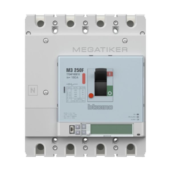 MEGATIKER Mccb M3 250F electronic 4P - 160A - 36kA