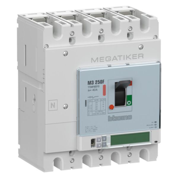 MEGATIKER Mccb M3 250F electronic 4P - 40A - 36kA
