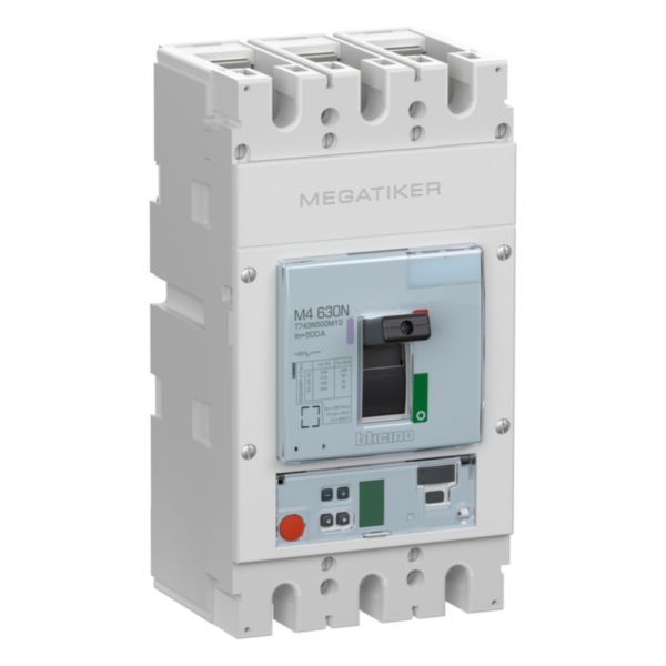 MEGATIKER Mccb M4 630H electronic and measure 3P - 500A - 70kA