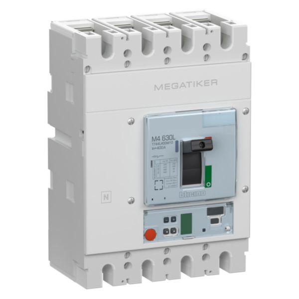 MEGATIKER Mccb M4 630L electronic and measure 4P - 400A - 100kA
