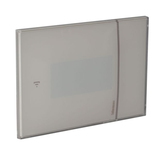 Smarther with Netatmo connected thermostat - sand finish & flush mounting version