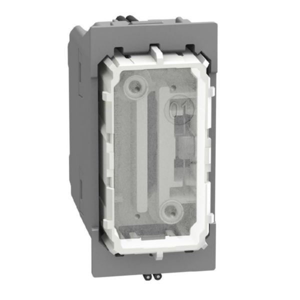 4-way switch 1P 10AX 1 module, neutral, rocker, lightable,  screw & plate terminals