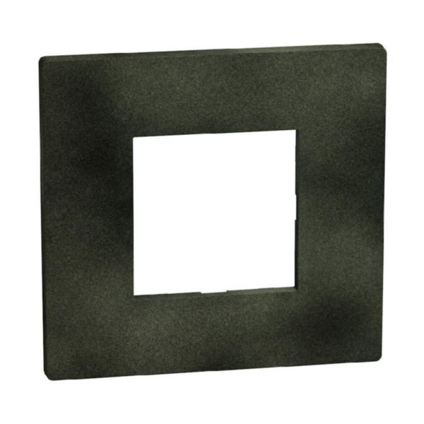 Light Now - Cover plate 2 modules - dark green