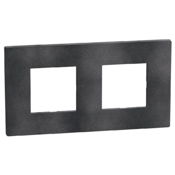 Light Now - Cover plate 2+2 modules - dark grey