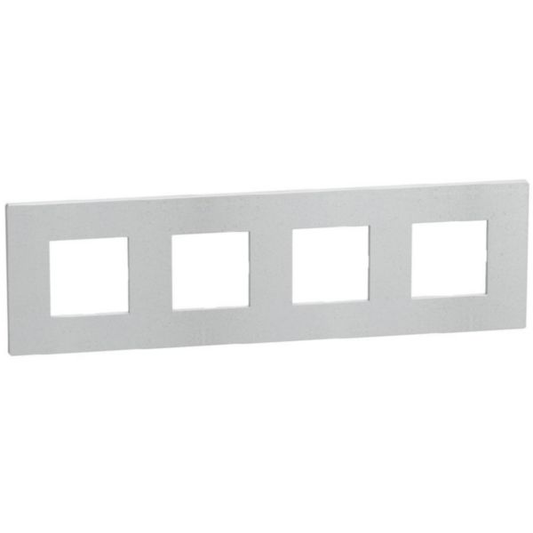 Light Now - Cover plate 2+2+2+2 modules - white mica