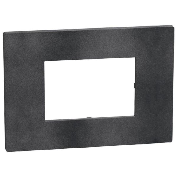 Light Now - Cover plate 3 modules - dark grey