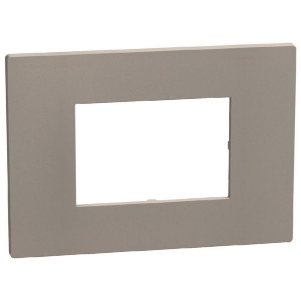 Light Now - Cover plate 3 modules - stone