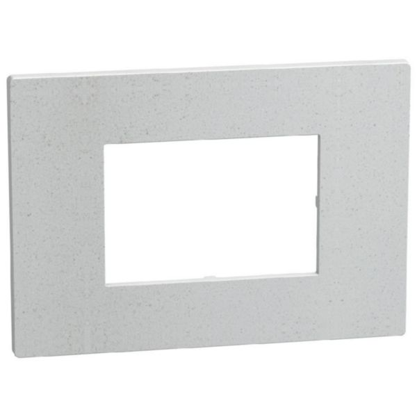 Light Now - Cover plate 3 modules - white mica