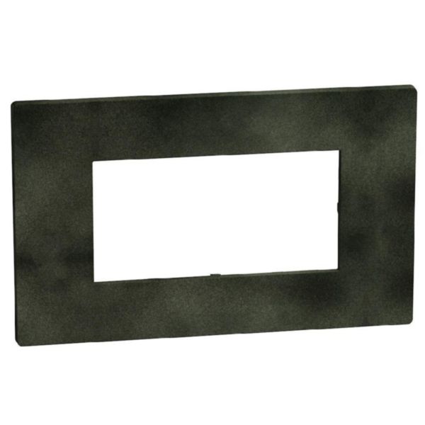 Light Now - Cover plate 4 modules - dark green