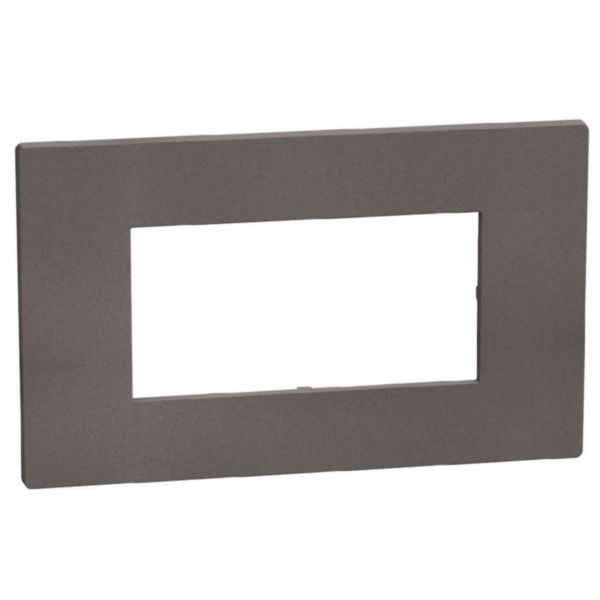 Light Now - Cover plate 4 modules - moka stone