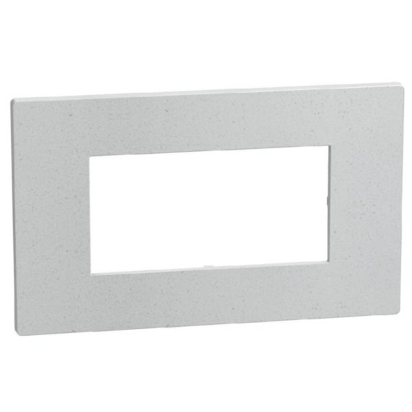Light Now - Cover plate 4 modules - white mica