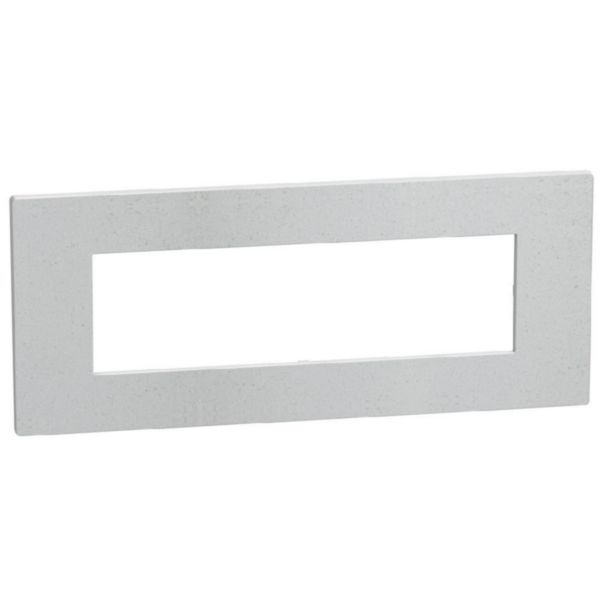 Light Now - Cover plate 7 modules - white mica