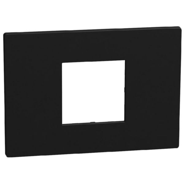 Light Now - Cover plate 2 centered modules - dark