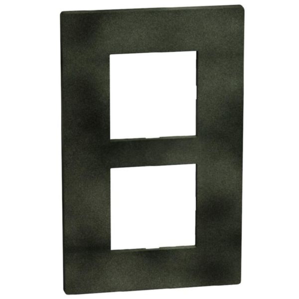 Light Now - Coverplate 2+2 modules - dark green