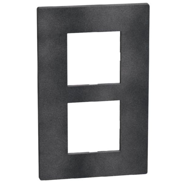 Light Now - Coverplate 2+2 modules - dark grey
