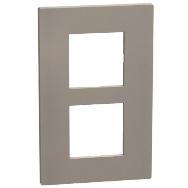 Light Now - Cover plate 2+2 modules - stone