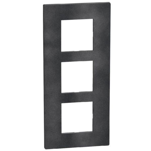 Light Now - Cover plate 2+2+2 modules - dark grey