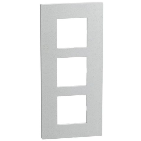 Light Now - Cover plate 2+2+2 modules - white mica