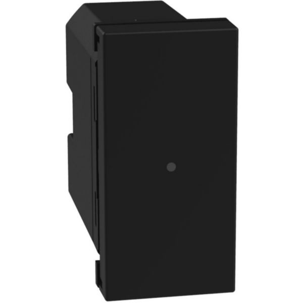 Flush-mounting wireless Light control. 3V battery power supply - 1 module - dark