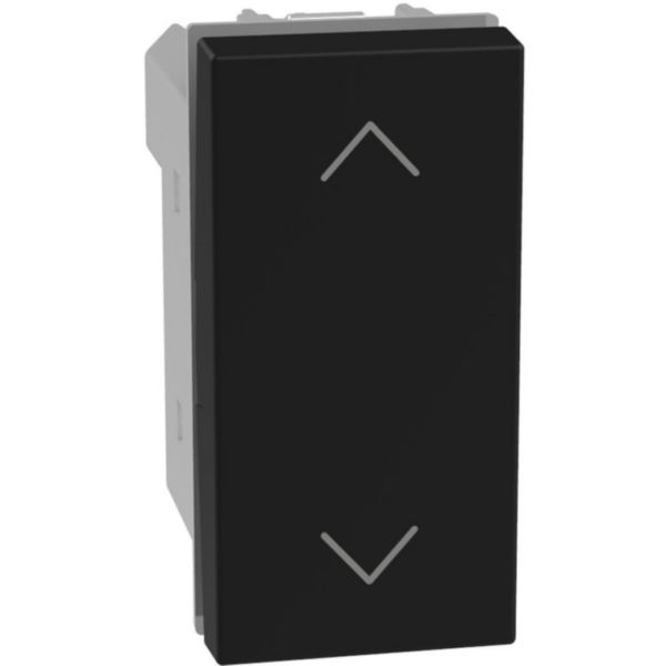Changeover switch 1P 10 AX - 250 V 1-0-2 - not lightable - 1 module - dark