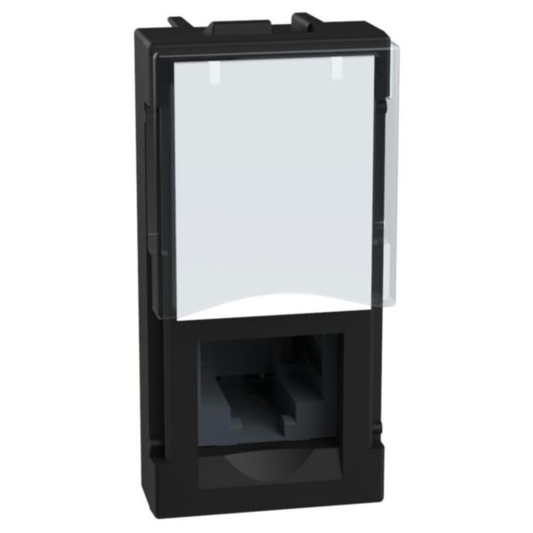 RJ45 toolless UTP cat. 6 - 1 module - dark