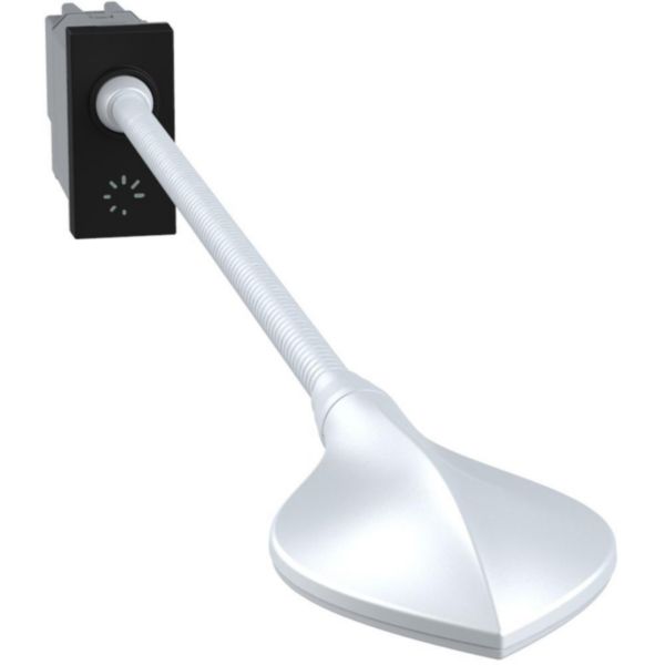 Reading lamp dimmable - 1 module (recessed) - dark