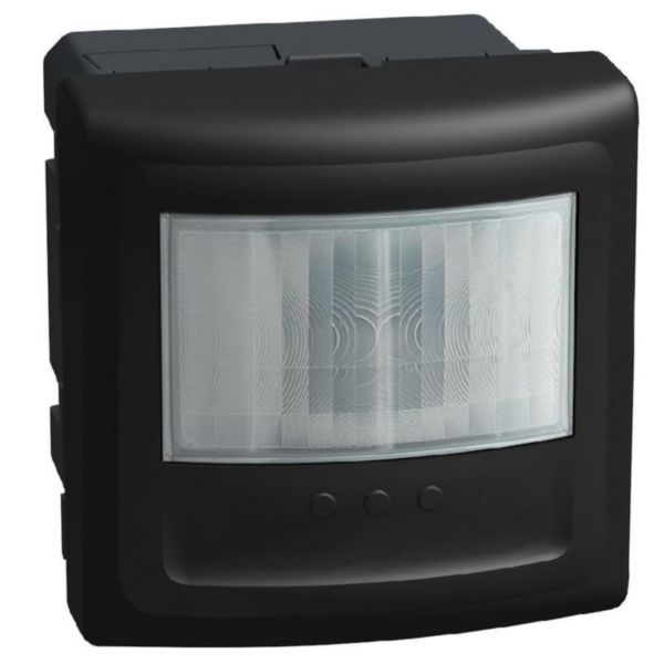 Switch with IR ray movement sensor - selector switch for operating mode - 2 modules - dark