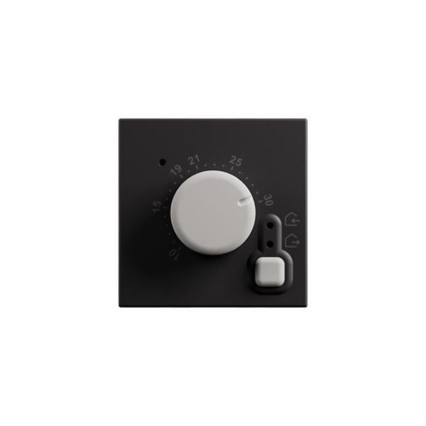 Electronic room thermostat - 2 modules - dark