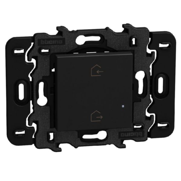 Wireless Home/Away scenario controls - 3V battery power supply - 2 modules - dark