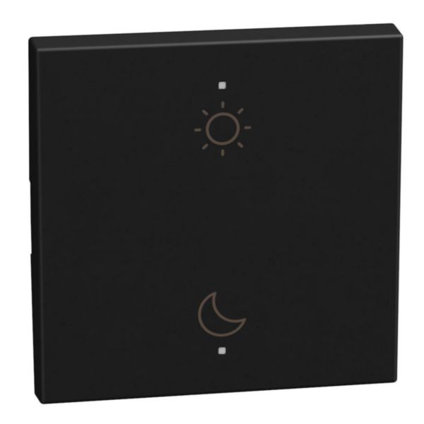 2 functions silk-screen printed Key cover with symbol Day-night - 2 modules - dark