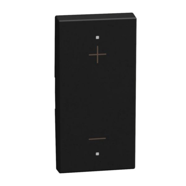 2 functions silk-screen printed Key cover with symbol Regulation + up and – down - 1 module - dark