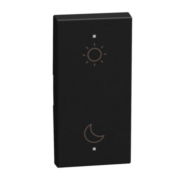 2 functions silk-screen printed Key cover with symbol Day-night - 1 module - dark