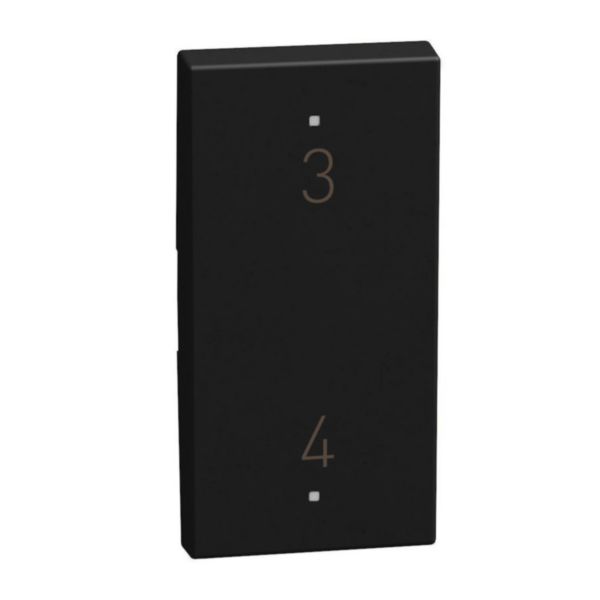 2 functions silk-screen printed Key cover with symbol Scenario N° 3 - 4 - 1 module - dark
