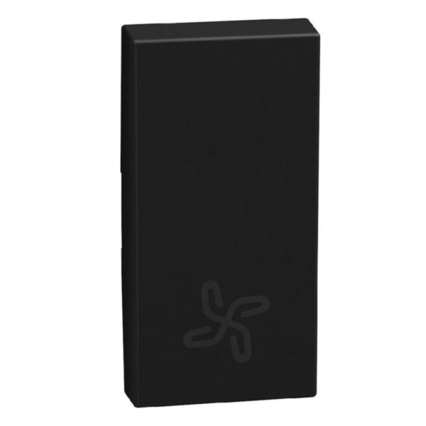 lightable key cover with key symbol, 1 module dark, rocker