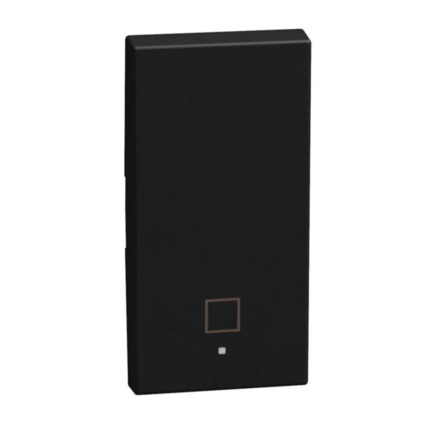 1 function silk-screen printed Key cover with symbol Stop - 1 module - dark