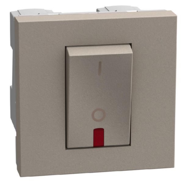 2P 1-way switches 32 A 250 V - 2 modules - stone