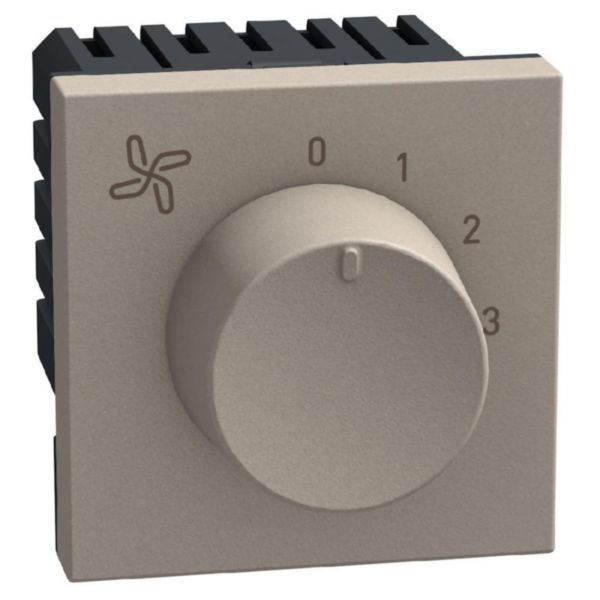 Fan controler 4 positions 0-1-2-3 - 2 modules - stone