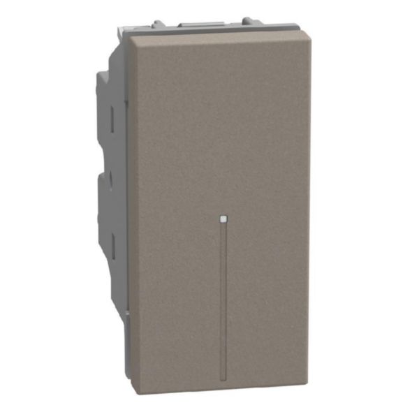 2- way switch 1P 10AX 1 module stone, axial, lightable, automatic terminals