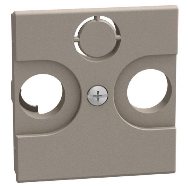 Cover TV-R-SAT - 2 modules - stone